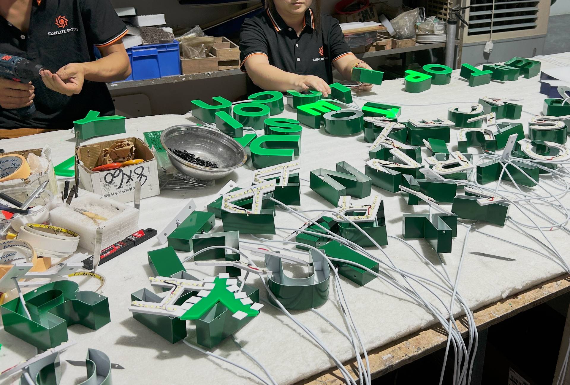 Assembly and wiring